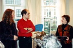 Componiste Caroline Ansink en dichter Sandro Aiello